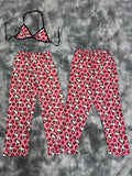 Hello Kitty Fresa Pijama De 5 Piezas