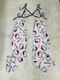 Hello Kitty Blanco Duo De Pijama Afelpada