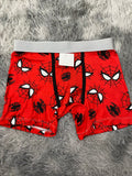 Spiderman Arañas Fondo Rojo Boxer Hombre Unitalla