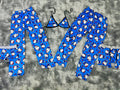 Hello Kitty Azul Pijama De 5 Piezas