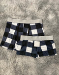 Cuadros Negros Y Blancos Duo Con Boxer Unitalla