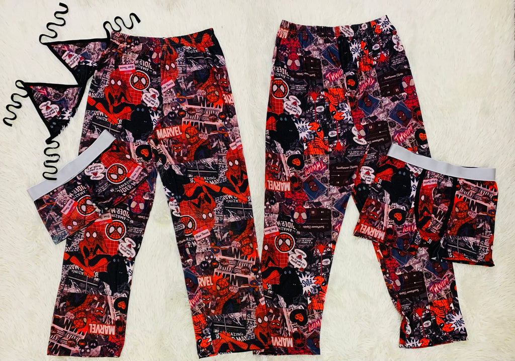 Spiderman Cómics Pijama De 5 Piezas