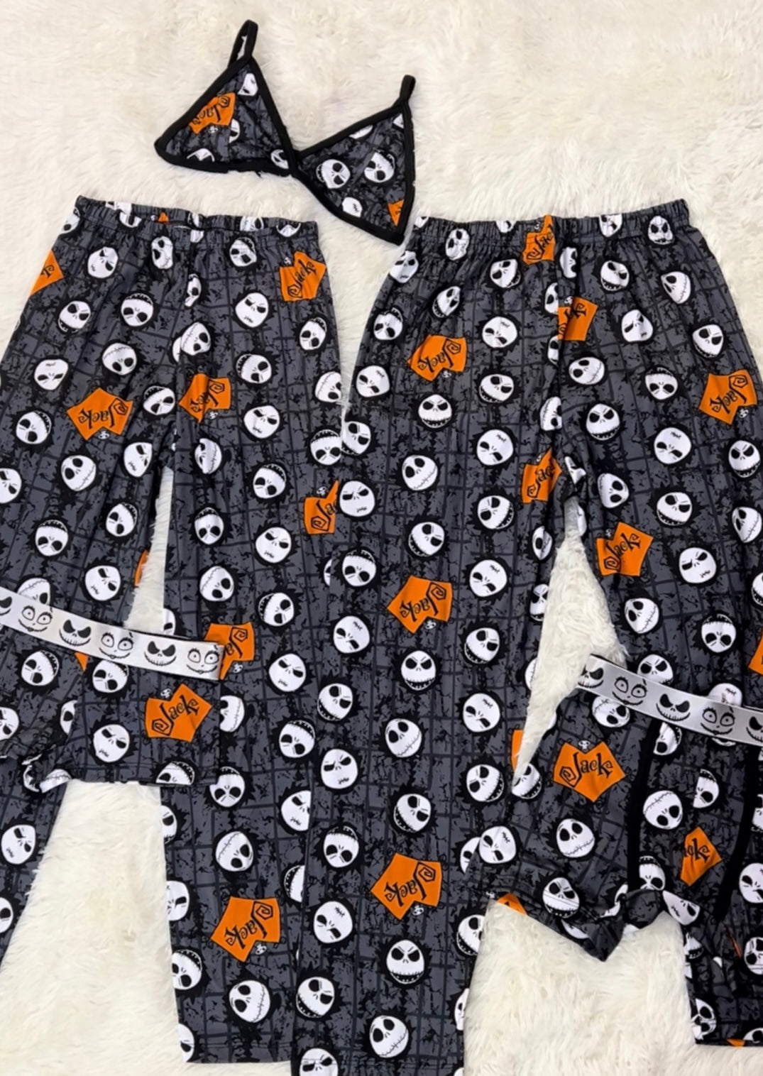 Jack Naranja Pijama De 5 Piezas
