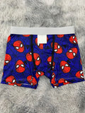 Spiderman Telaraña Negra Fondo Azul Boxer Hombre Unitalla