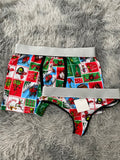 Grinch cuadros colores Duo Unitalla Con Tanga