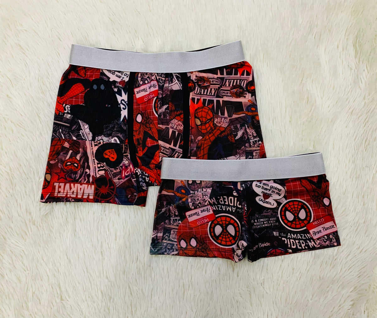 Spiderman Cómics Pijama De 5 Piezas