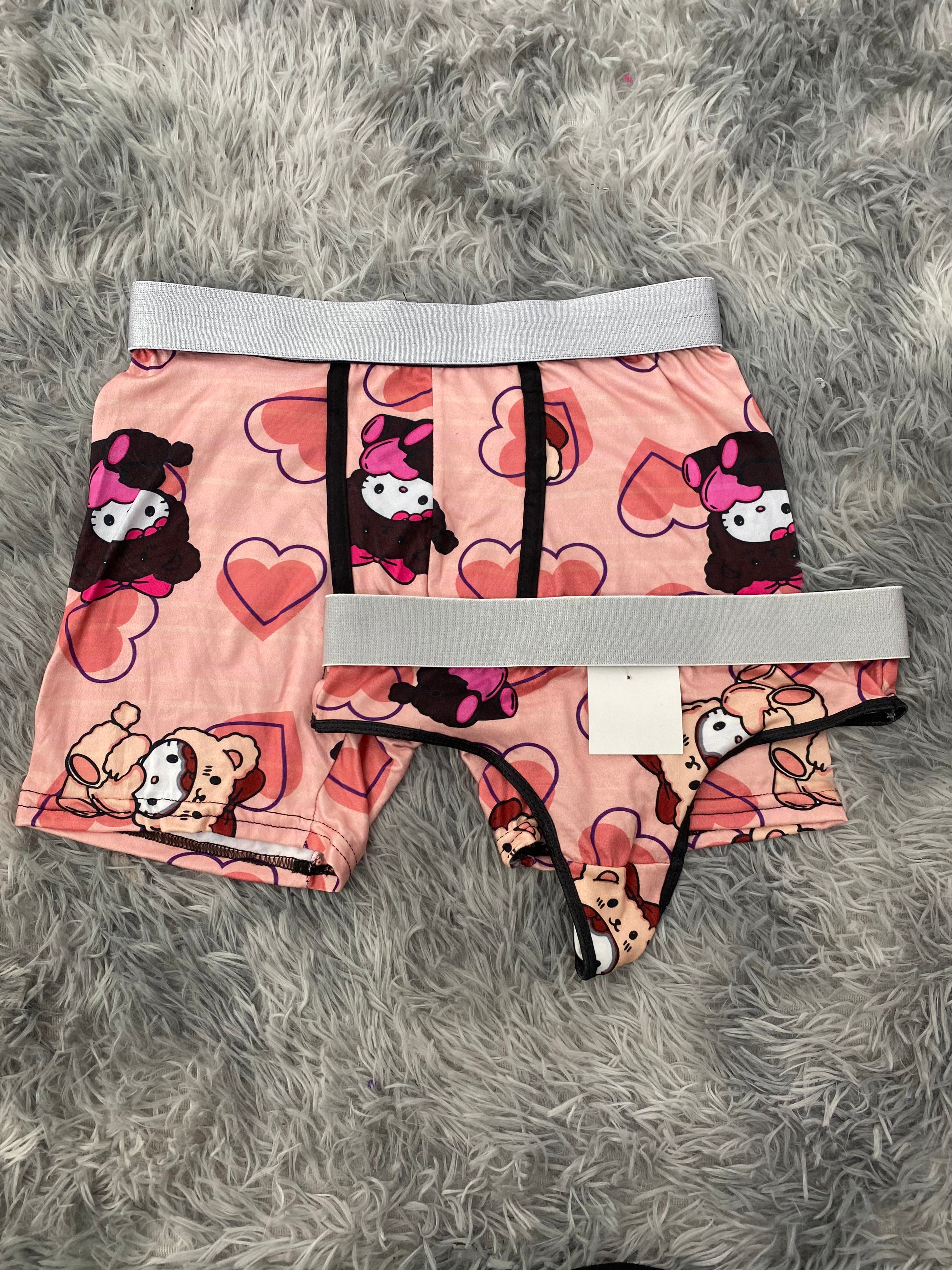 Hello Kitty Traje De Osos Duo Unitalla Con Tanga