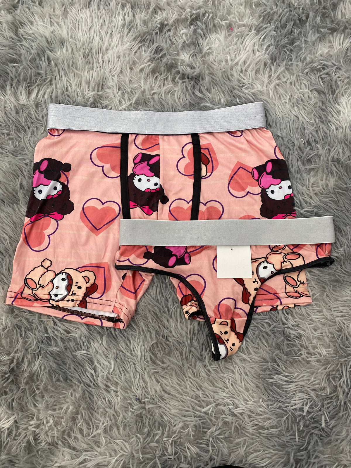 Hello Kitty Traje De Osos Duo XL Con Tanga