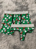 Calamardo navidad fondo verde Duo Unitalla Con Tanga