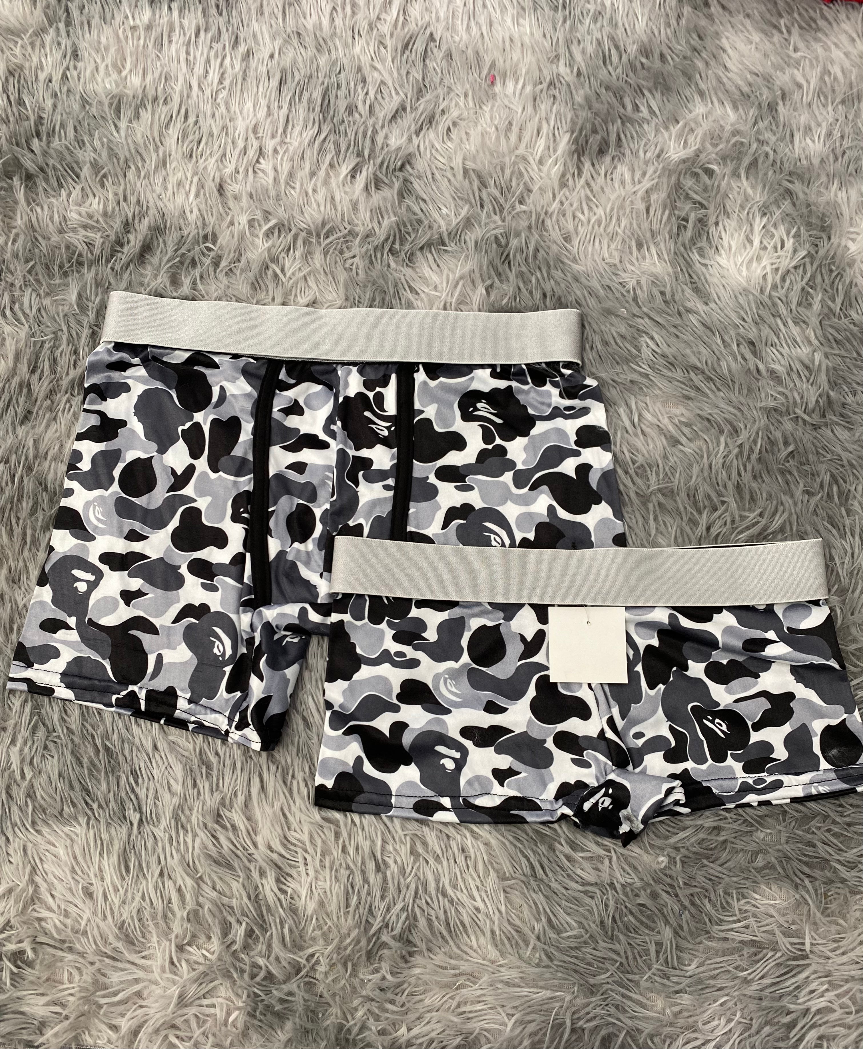 Bape Gris Duo Con Boxer Unitalla