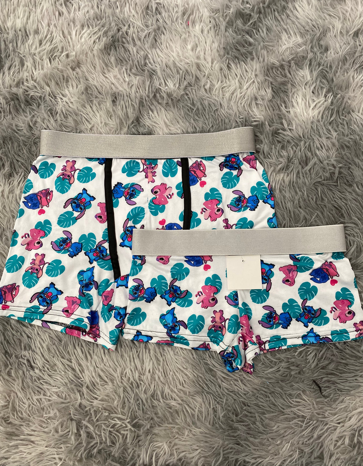 Stitch Su Novia Fondo Blanco Duo Con Boxer XL