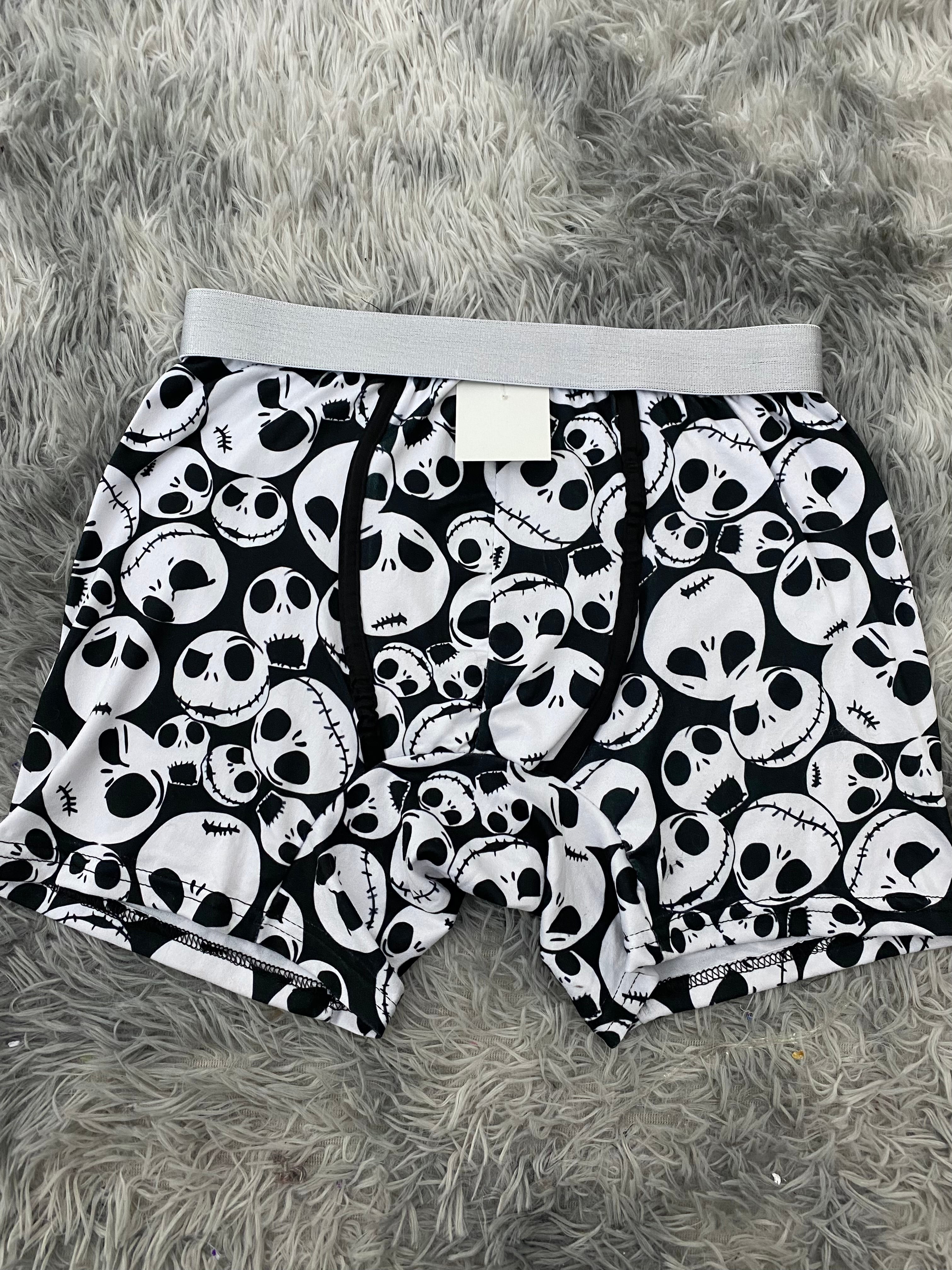 Jack caras fondo negro Boxer De Hombre Xl