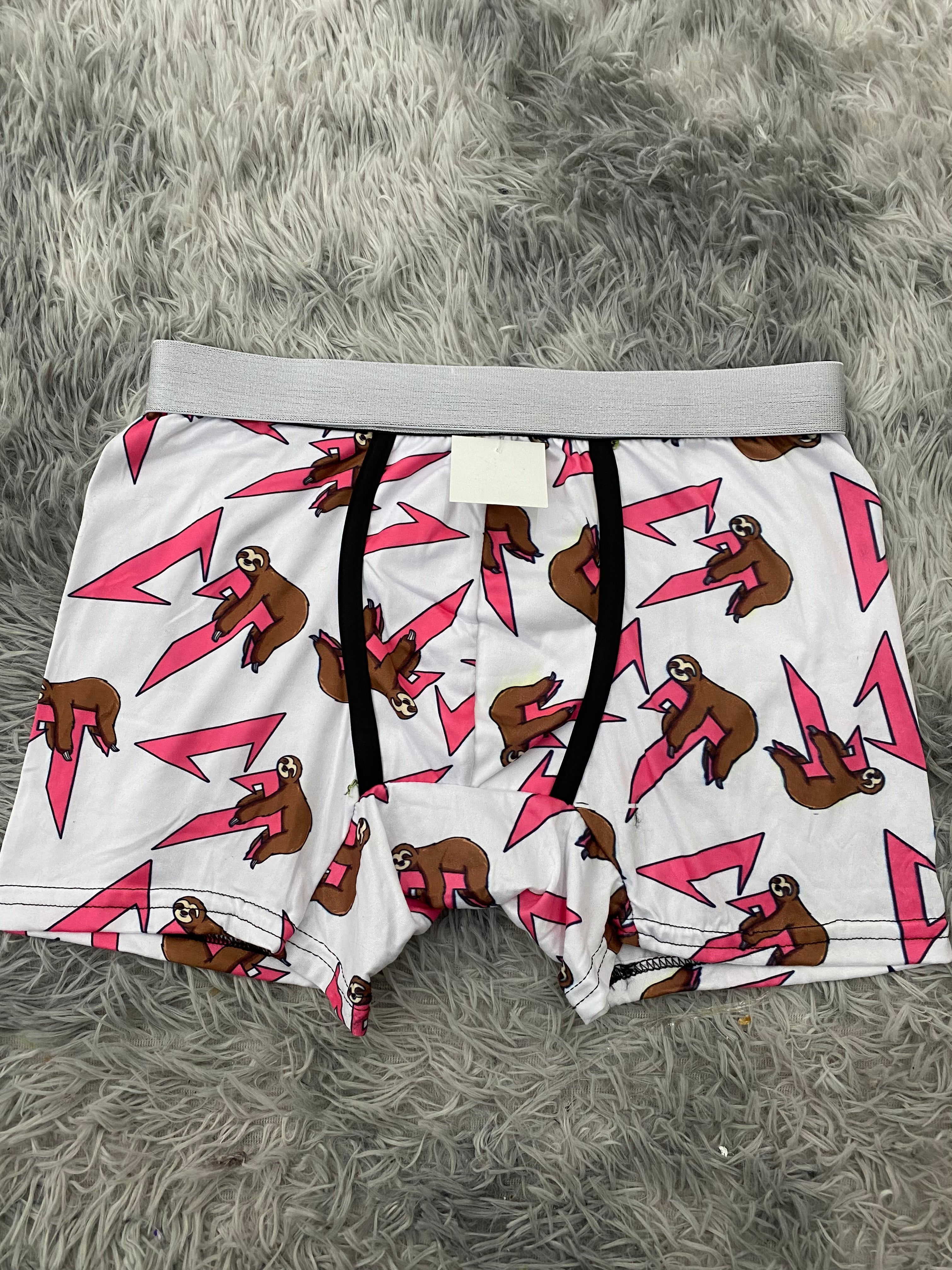 CT Rosa Fondo Blanco Boxer Hombre XL