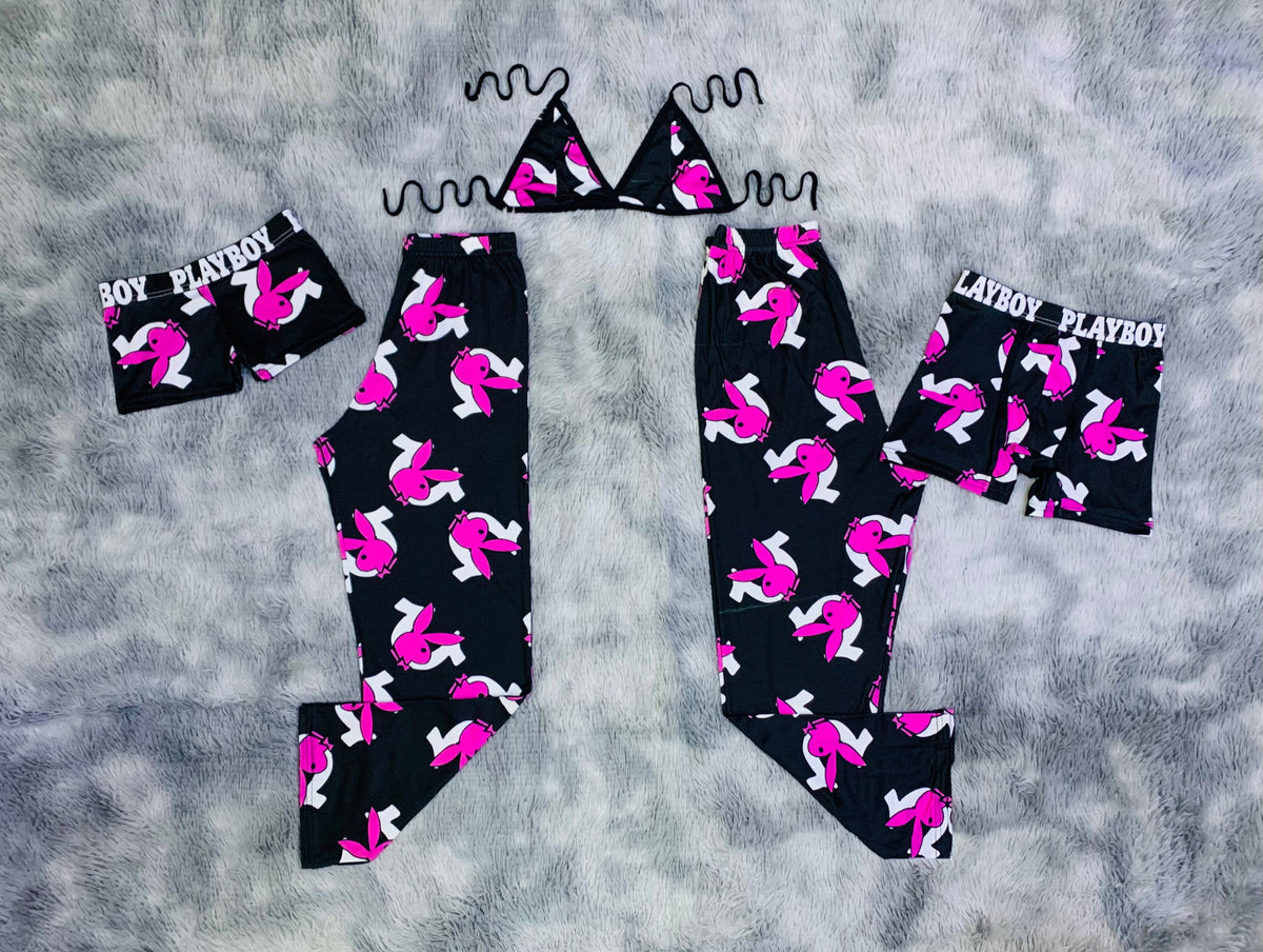 Play Boy Nightwear Pijama De 5 Piezas