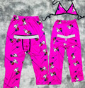 Spider Kitty Beso Rosa Pijama De 5 Piezas