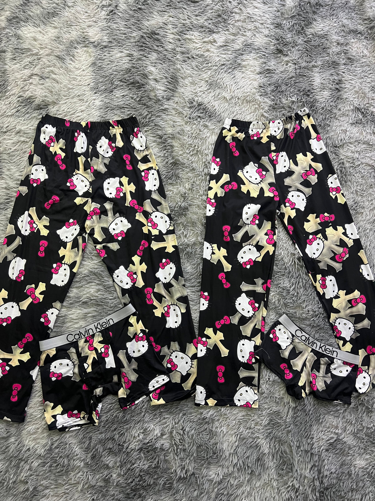 Hello Kitty Cruz Pijama De 5 Piezas