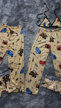 Cars Fondo Beige Pijama De 5 Piezas