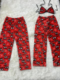 Spiderman Corazón Rojo Duo De Pijama Afelpada