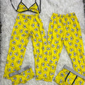 Sponge bob face 5 pcs pajama duo - Fundies
