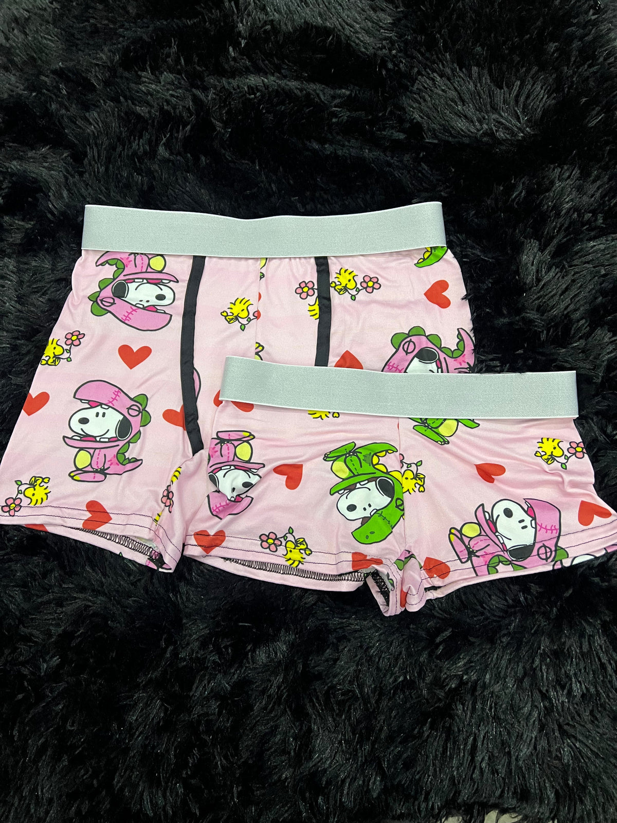 Snoopy Dinosaurio Duo Con Boxer Unitalla
