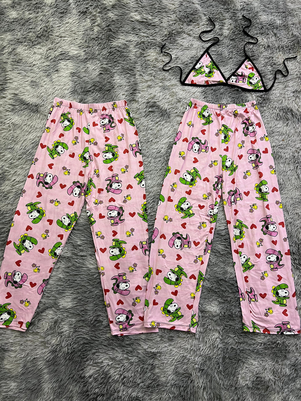 Snoopy Dino Duo De Pijama Afelpada