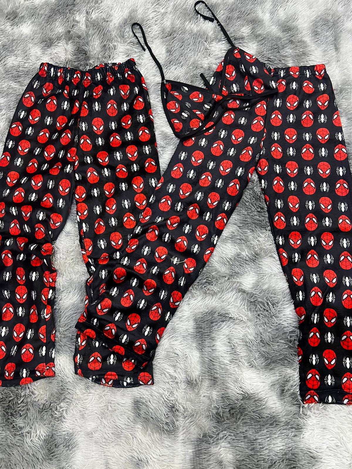 Spiderman Pijama Rojo Duo De Pijama Afelpada