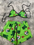 Minecraft Pollo Top Con Short Afelpado