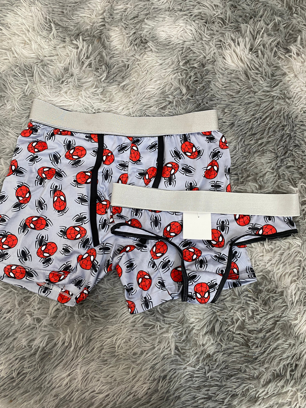 Spiderman Gris Duo Unitalla Con Tanga