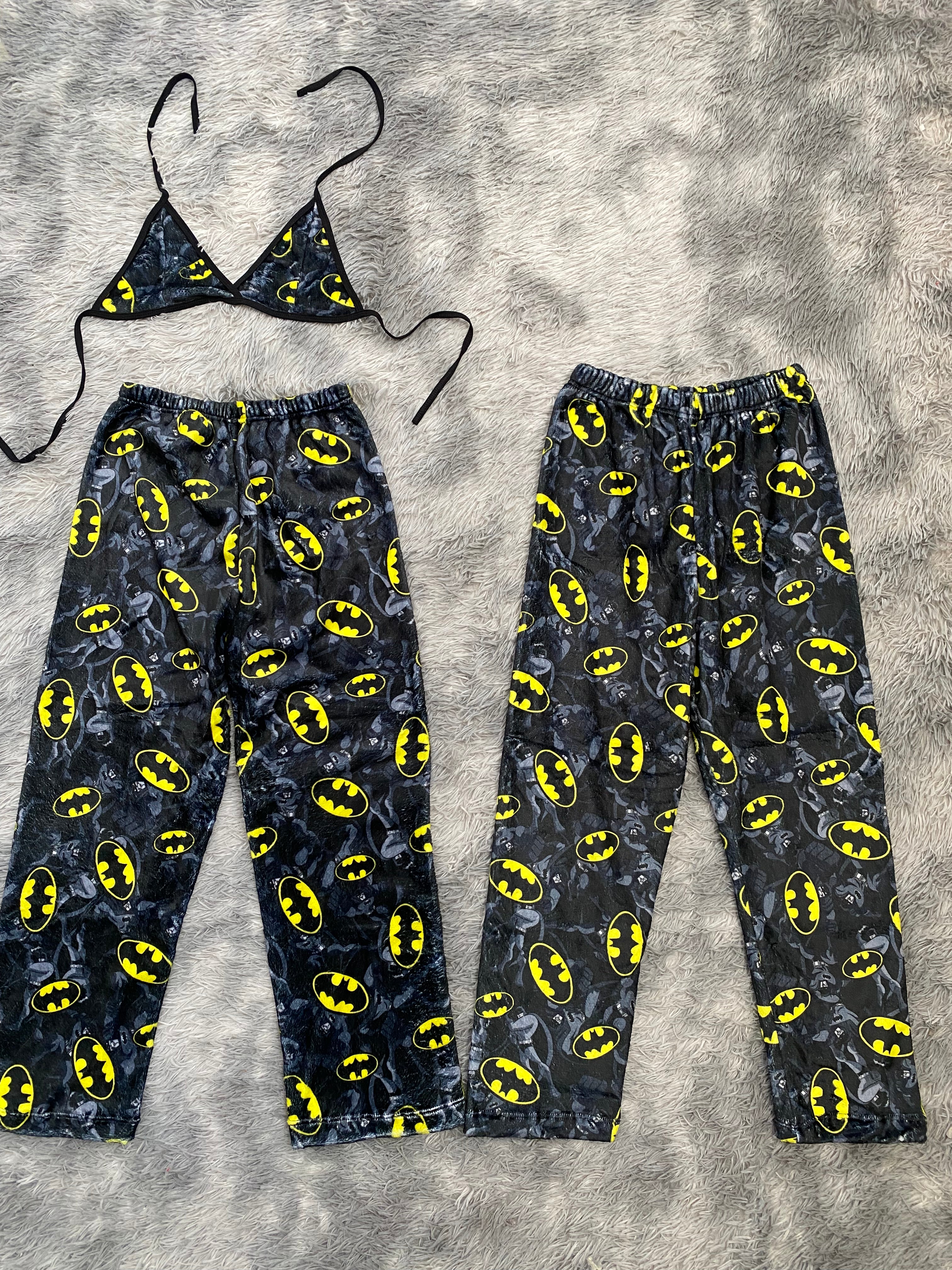 Batman Logo Duo De Pijama Afelpada