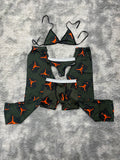 Jordan Fondo Verde Pijama De 5 Piezas