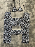 Bape Gris Pijama De 5 Piezas