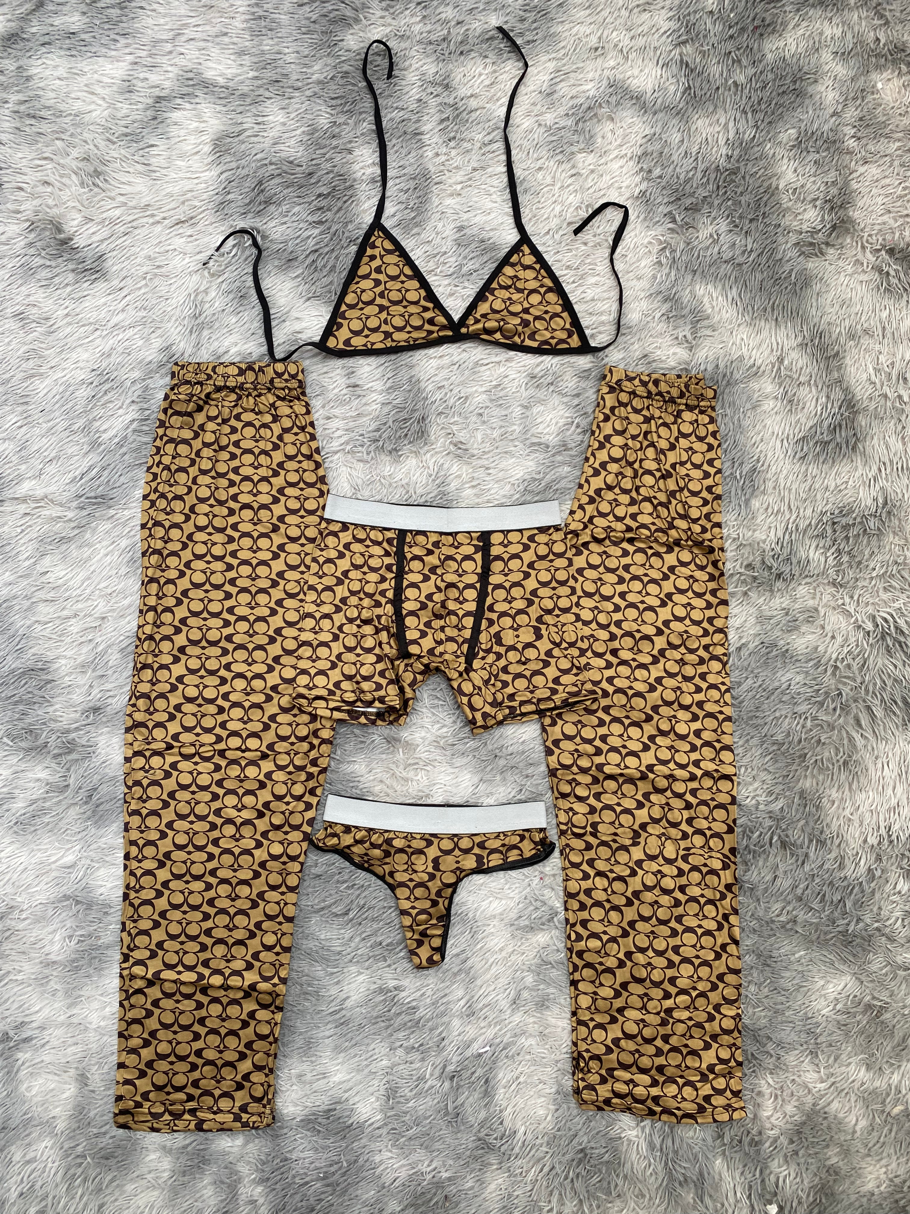 Coach Pijama De 5 Piezas