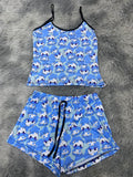 Vaca Azul Blusa Con Short