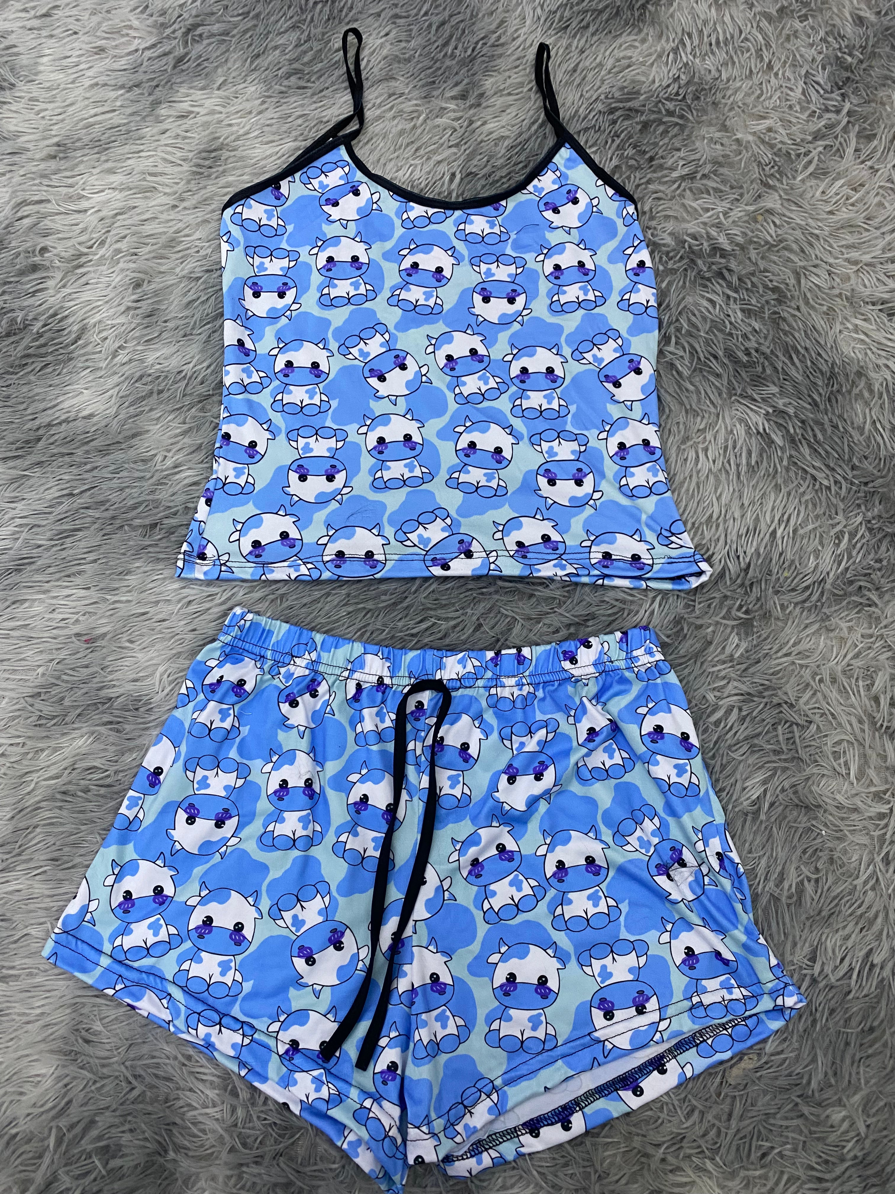 Vaca Azul Blusa Con Short
