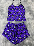 Kuromi Caras Fondo Morado Blusa Con Short