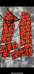 Cars Cara 5 Piece Pajama Pijama De 5 Piezas