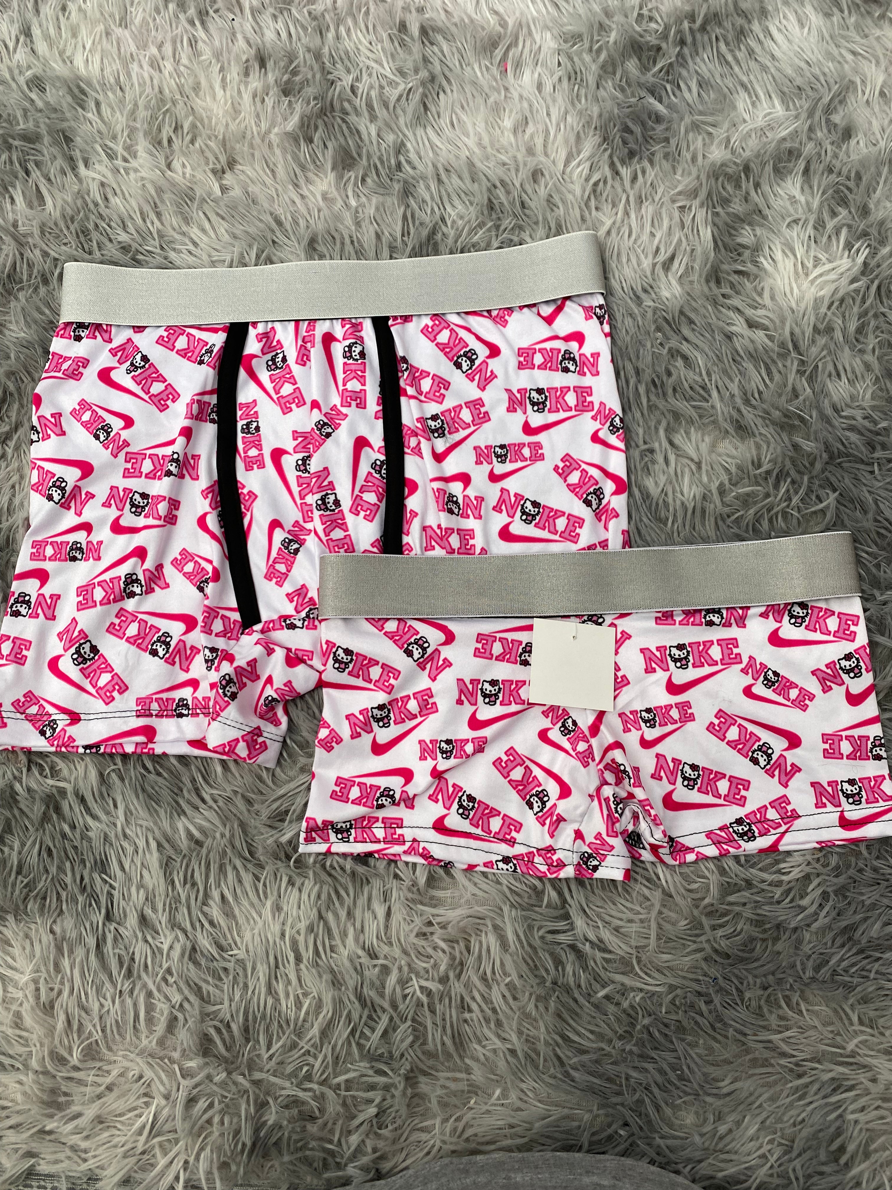 Hello Kitty Y Nike Rosa Duo Con Boxer Unitalla