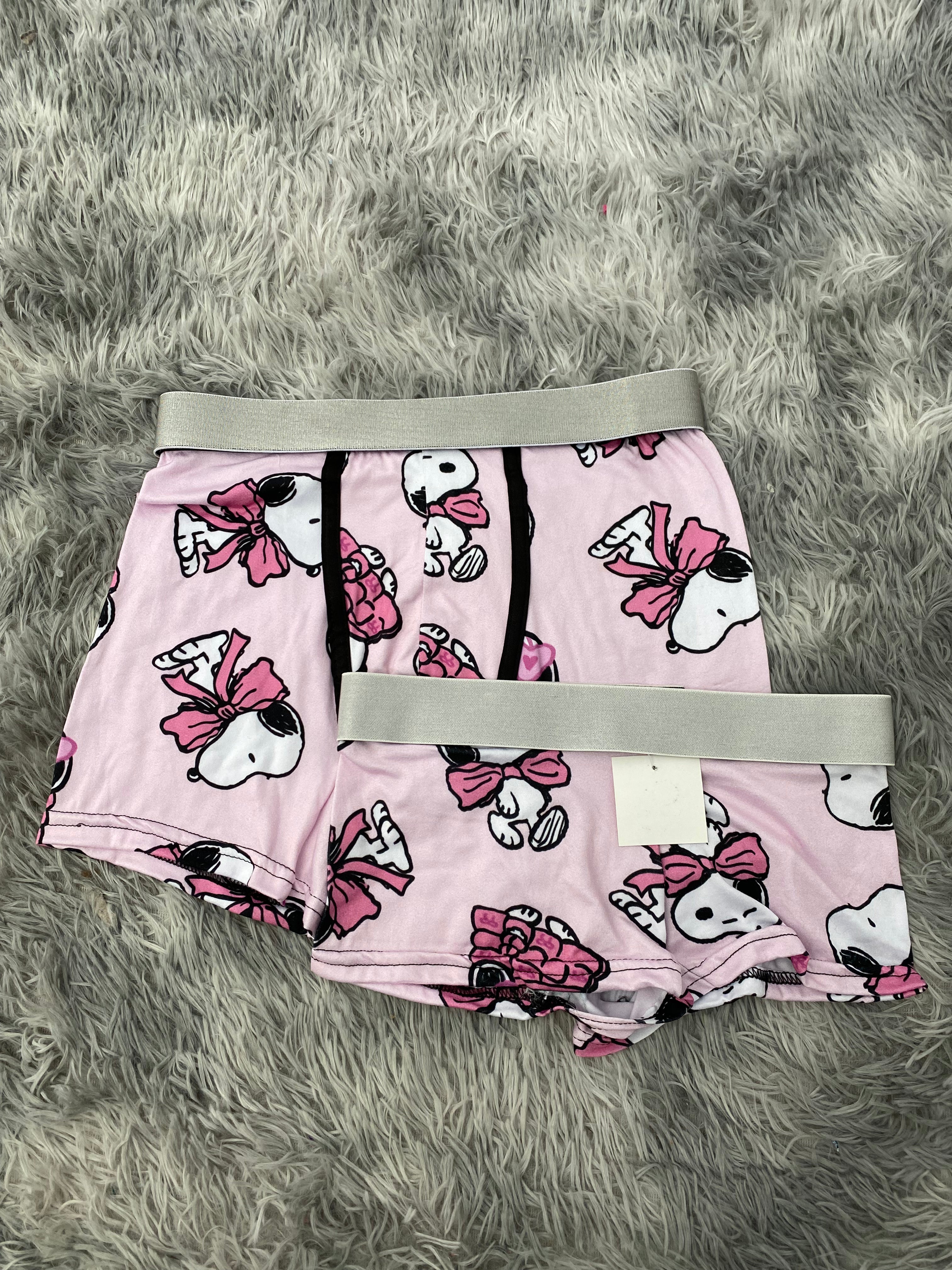 Snoopy Rosa Claro Duo Con Boxer Unitalla