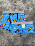 Platano Fondo Azul Duo Con Boxer XL