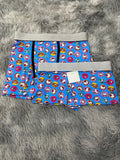 Hello Kitty En Circulos Fondo Azul Duo Con Boxer XL