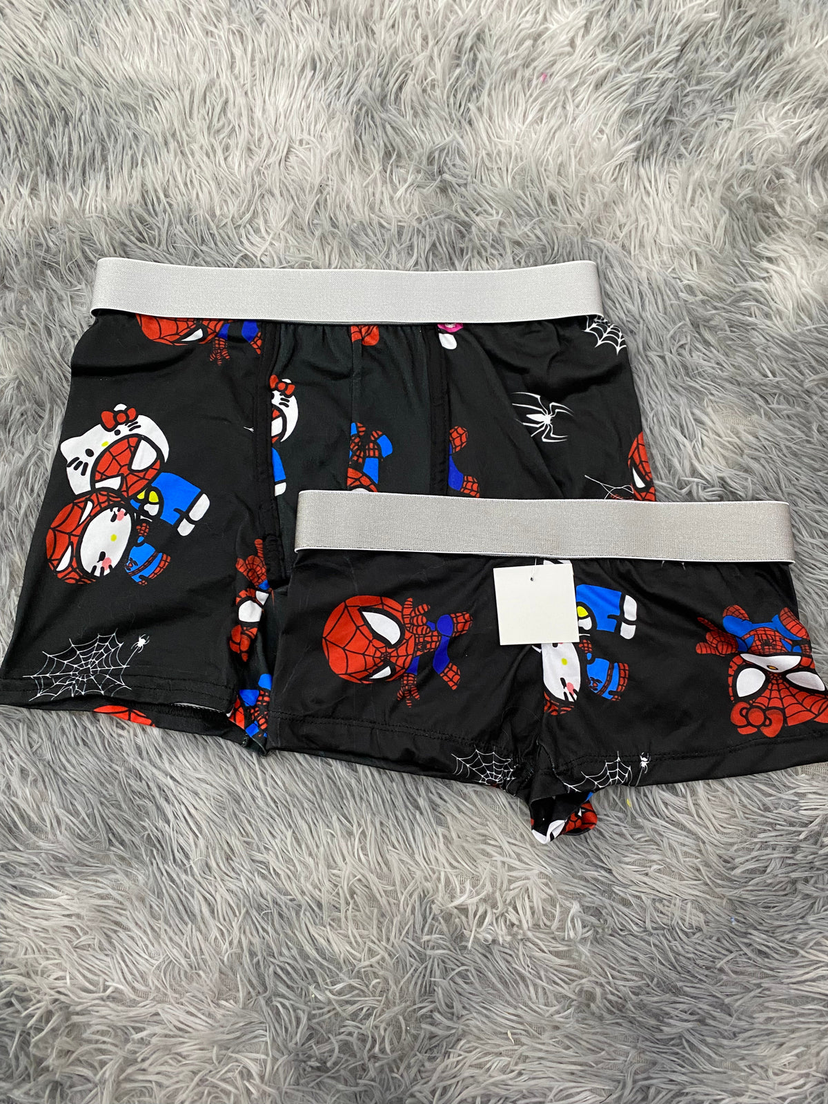 Spider Kitty Fondo Negro Duo Con Boxer XL