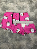 Hello Kitty Caras Fondo Rosa Duo Con Boxer XL