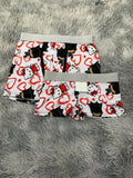 Hello Kitty Y Batman Fondo Blanco Duo Con Boxer Unitalla
