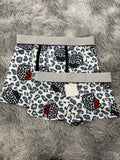 Hello Kitty Animal Print Fondo Blanco Duo Con Boxer Unitalla