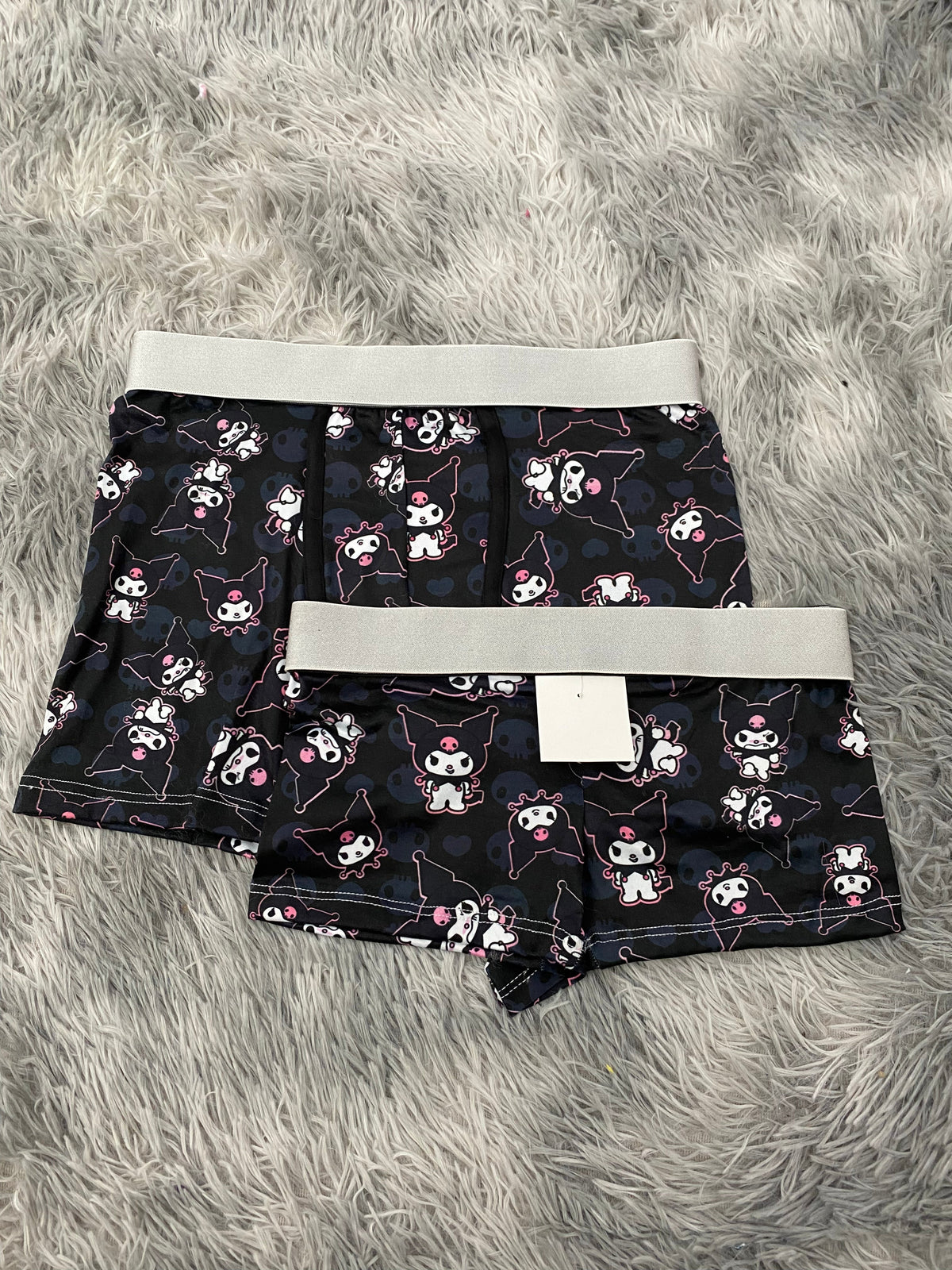 Kuromi Enojada Fondo Negro Duo Con Boxer XL