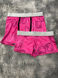 Hello Kitty Contornos Fondo Rosa Duo Con Boxer Unitalla