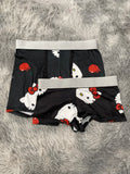 Hello Kitty Cereza Fondo Negro Duo Con Boxer Unitalla