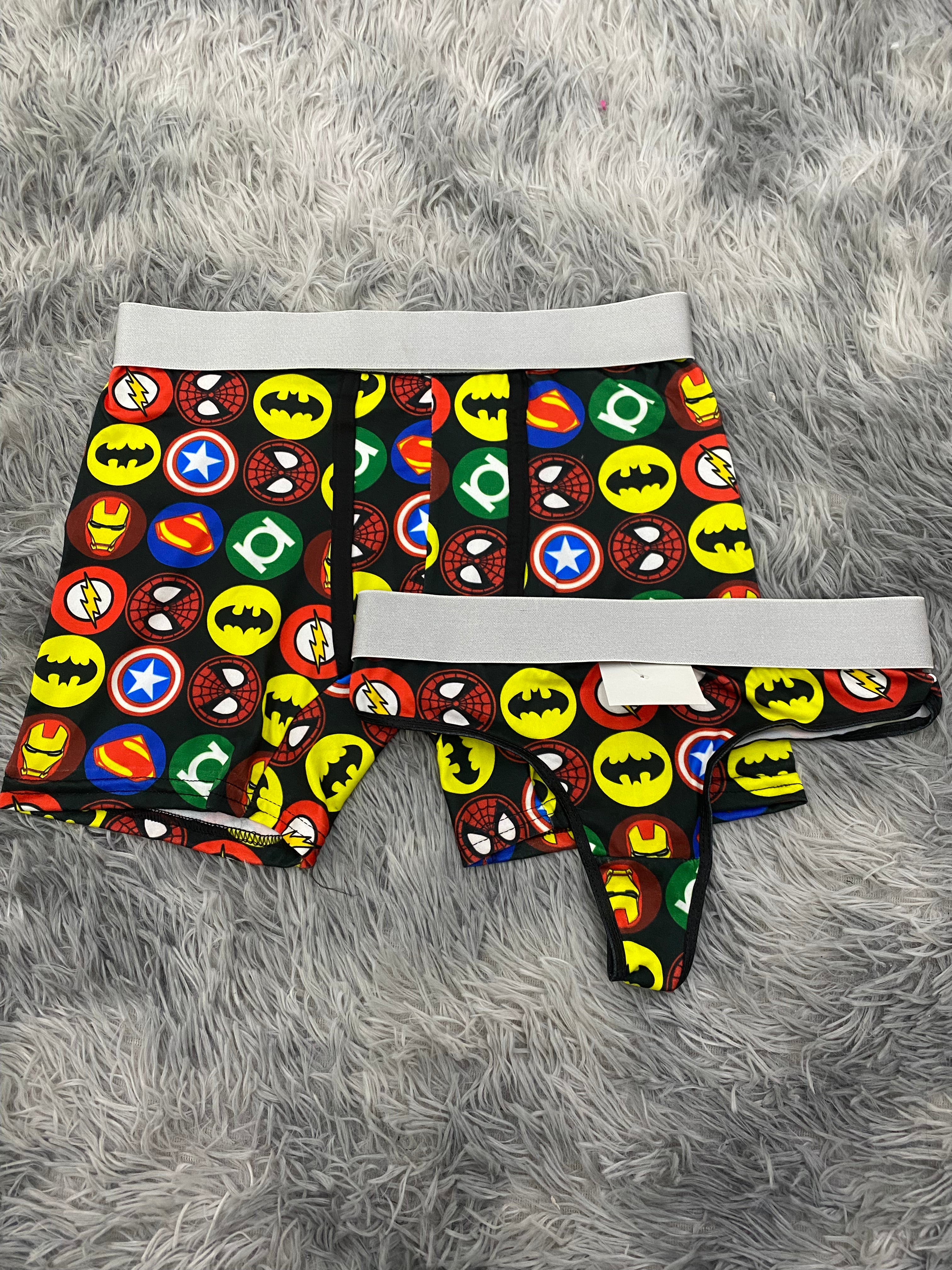 Marvel Escudos Duo Unitalla Con Tanga