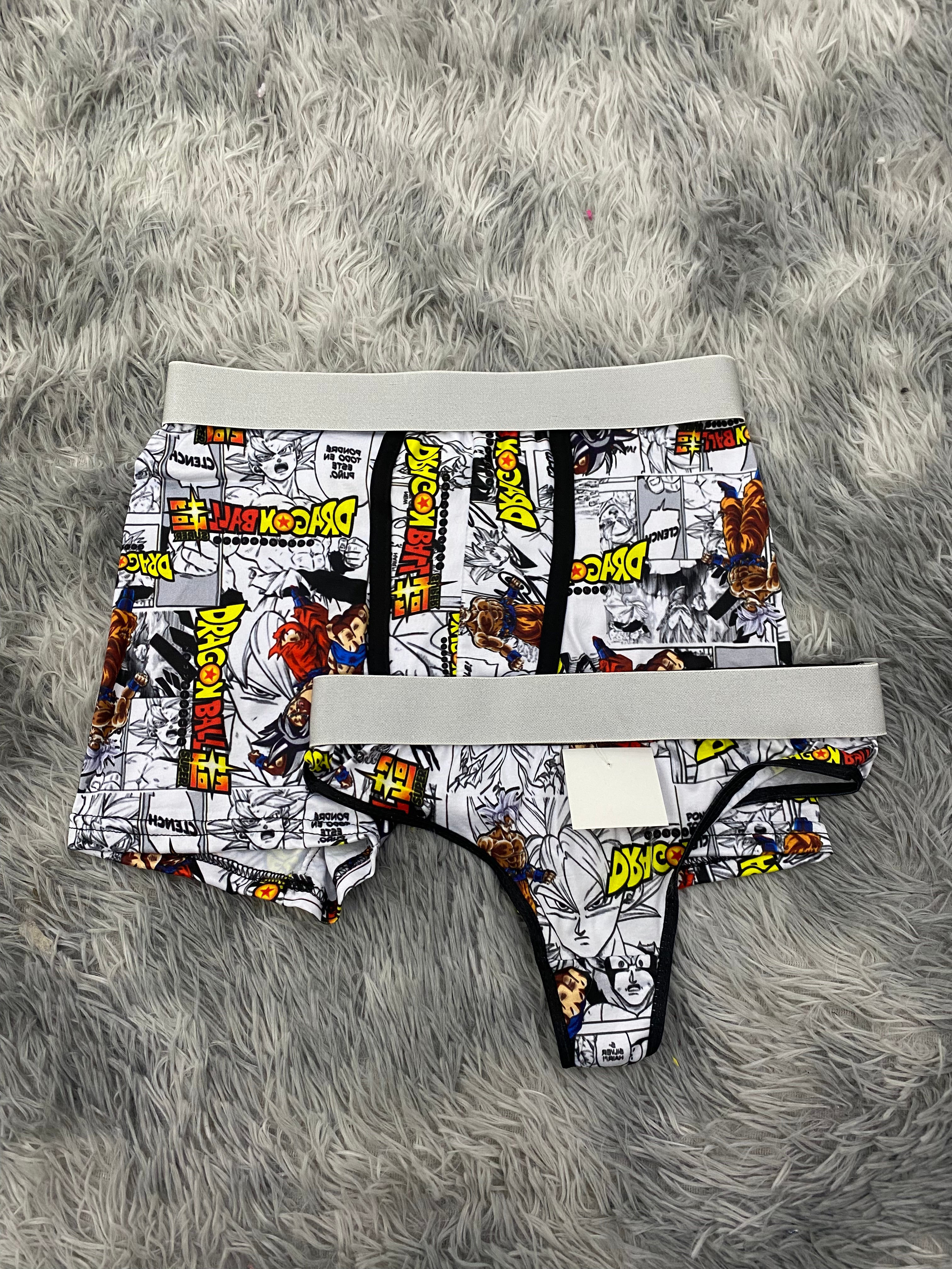 Dargon Ball Cómic Blanco Duo Unitalla Con Tanga