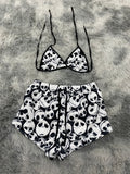 Jack Caras top con short unitalla de afelpado